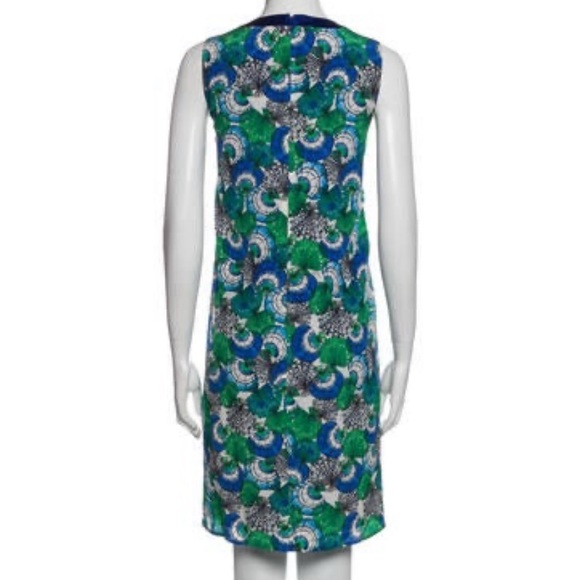Gorgeous Emilio Pucci Shift Dress in Blue and Green Shell Print - Picture 5 of 6